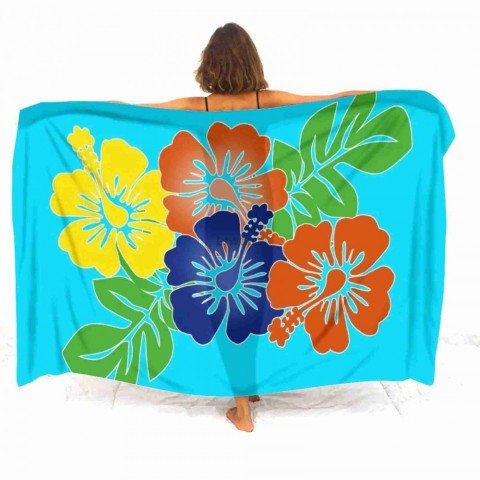 Polynesian Women's Summer Sarong - Customizable Beach Cover-Up