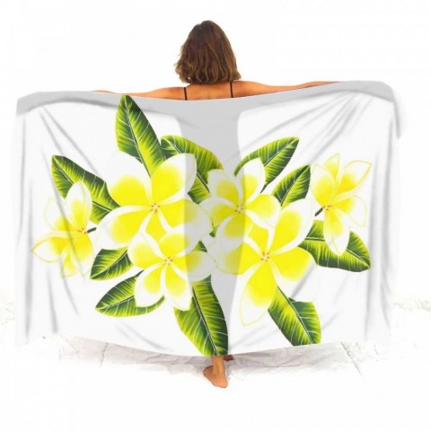 Polynesian Women's Summer Sarong - Customizable Beach Cover-Up