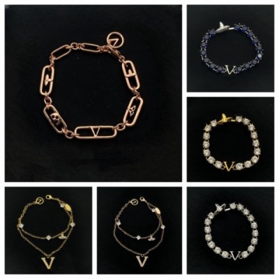 Designer Stainless Steel Charm Bracelets for Women with Classic 18K Gold Plated Finish