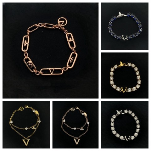Designer Stainless Steel Charm Bracelets for Women with Classic 18K Gold Plated Finish