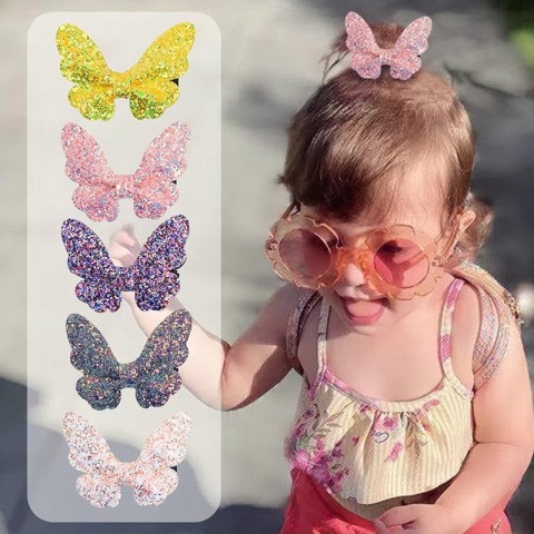 Kawaii Baby Girl Toddler Butterfly Hair Clips & Barrettes - Fashionable Kids Hair Accessories