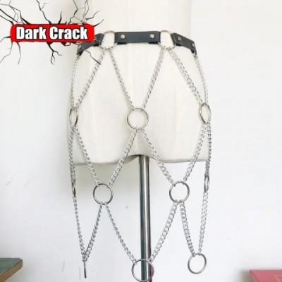 Women's Y2K Gothic Harajuku Punk Waist Chains Belt in Golden