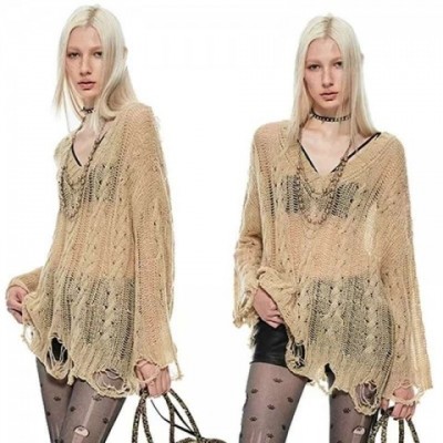 Hollow Out Y2K Women's T-Shirts Batwing Sleeve Knitted Fashion Tops for Spring Autumn 2024