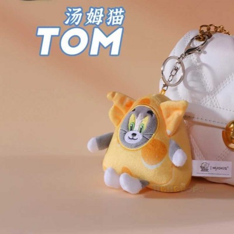 Tom And Jerry Plush Keychain - Classic Cartoon Cat And Mouse Toy For Boys