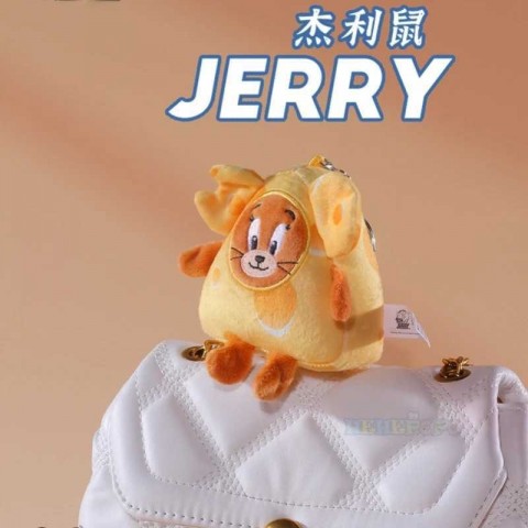 Tom And Jerry Plush Keychain - Classic Cartoon Cat And Mouse Toy For Boys