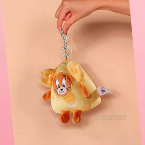Tom And Jerry Plush Keychain - Classic Cartoon Cat And Mouse Toy For Boys