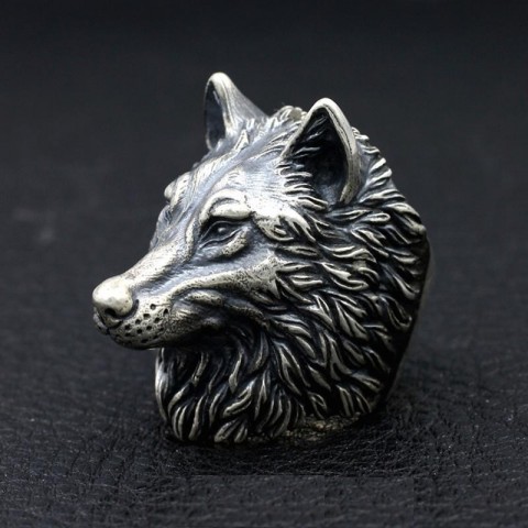 Viking Adventure Cluster Rings for Men - Stainless Steel Punk Rock Biker Jewelry
