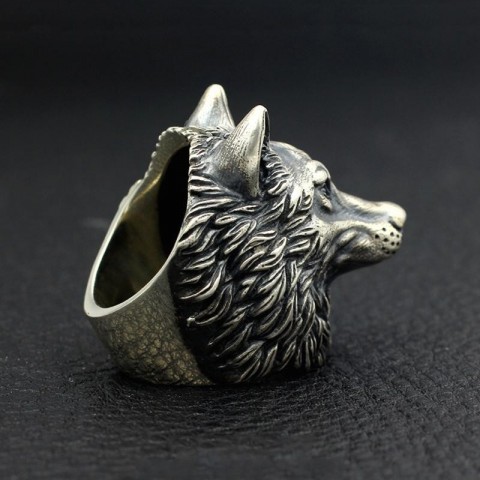 Viking Adventure Cluster Rings for Men - Stainless Steel Punk Rock Biker Jewelry