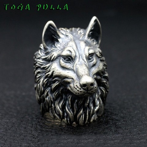 Viking Adventure Cluster Rings for Men - Stainless Steel Punk Rock Biker Jewelry