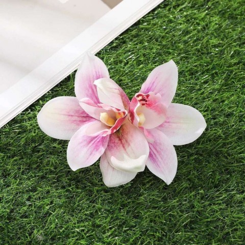 Bohemia Lily Small Elegant Plaid Barrette Hair Clips for Women