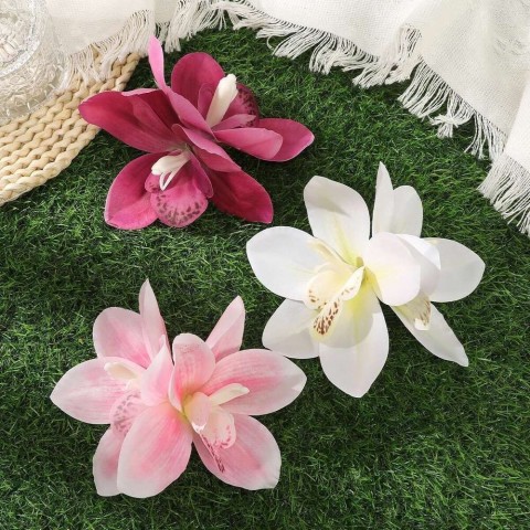 Bohemia Lily Small Elegant Plaid Barrette Hair Clips for Women