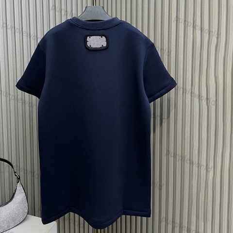 Women's Fashion Contrast Pocket Short Sleeve T-Shirt