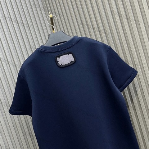 Women's Fashion Contrast Pocket Short Sleeve T-Shirt