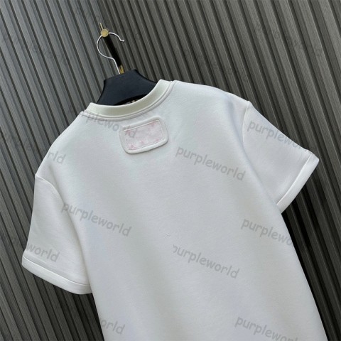 Women's Fashion Contrast Pocket Short Sleeve T-Shirt