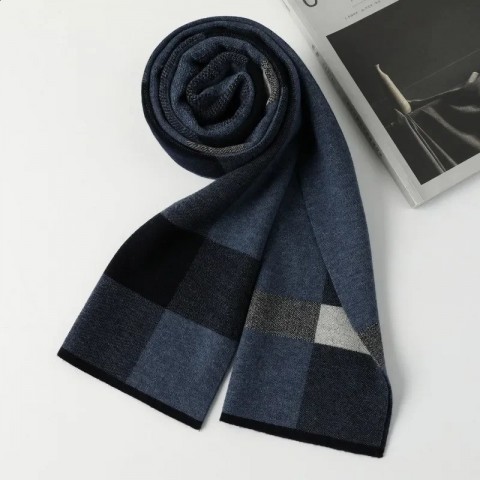 High Quality Men's Pashmina Scarf - Soft, Warm, Multifunctional Christmas Gift