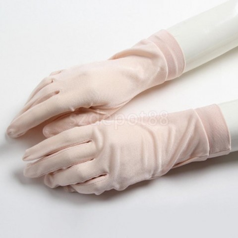 Phenovo Women's Silk Wrist Mittens for Skiing & Driving
