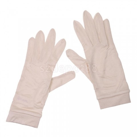 Phenovo Women's Silk Wrist Mittens for Skiing & Driving
