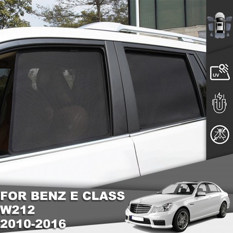 Mercedes Benz E Class W212 Sunshade Visor - Front & Rear Side Window Protection 2009-2016