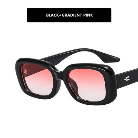 Korean Fashion Women's Oval High-Quality Y2K Sunglasses with Small PC Frame 241223