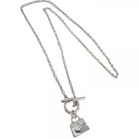 Sam Panda Sterling Silver Bag Buckle Pendant Necklace for Women