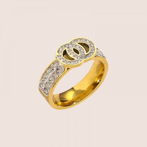 Luxury Gothic 18K Gold Plated Unisex Band Rings for Universal Occasions