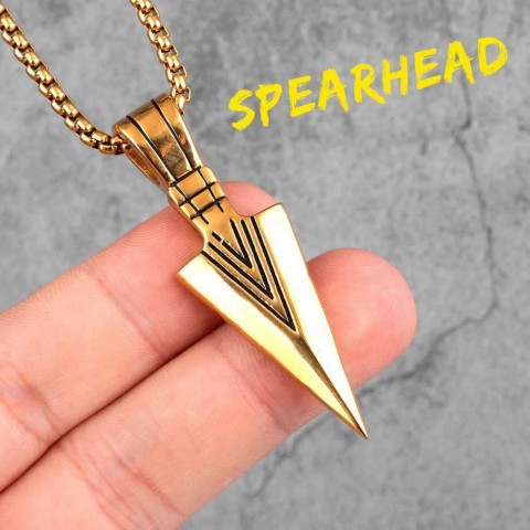 Spartan Style Stainless Steel Pendant Necklace for Men