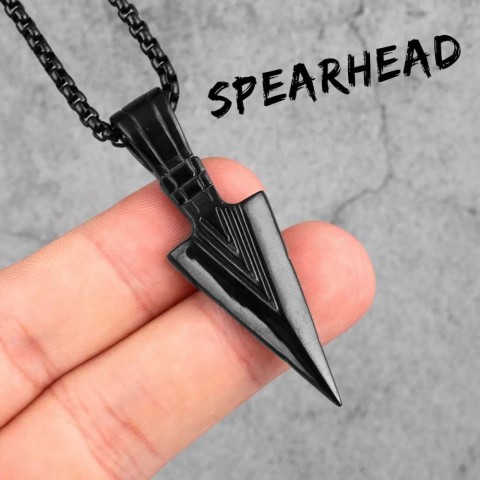 Spartan Style Stainless Steel Pendant Necklace for Men