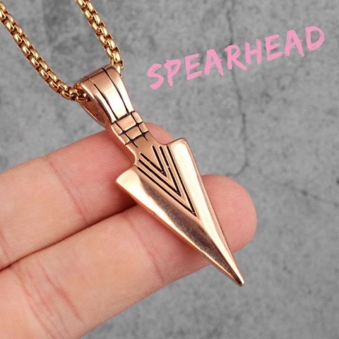 Spartan Style Stainless Steel Pendant Necklace for Men