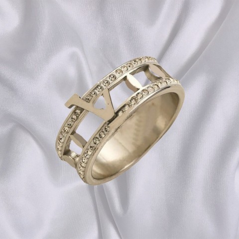Luxury Gothic 18K Gold Plated Unisex Band Rings for Universal Occasions