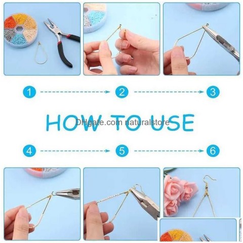 Beautiful 2mm Glass Seed Bead Kit for Crafting Jewelry DIY Bracelets