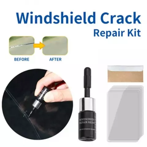 Car Windshield Repair Kit - DIY Glass Crack & Scratch Fix for Auto Windows