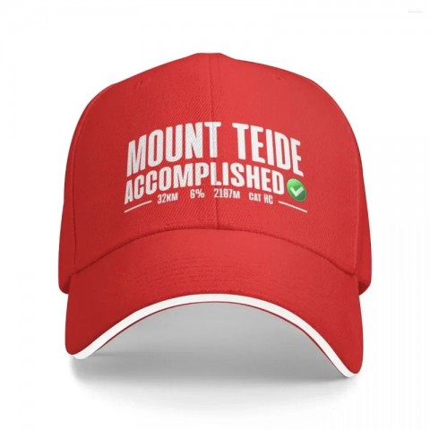 Mount Teide Accomplished Cycling Vuelta A España Ball Cap - Unisex Sun Protection Hat