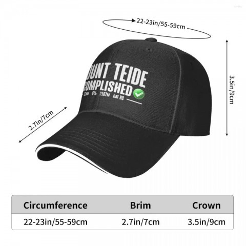 Mount Teide Accomplished Cycling Vuelta A España Ball Cap - Unisex Sun Protection Hat