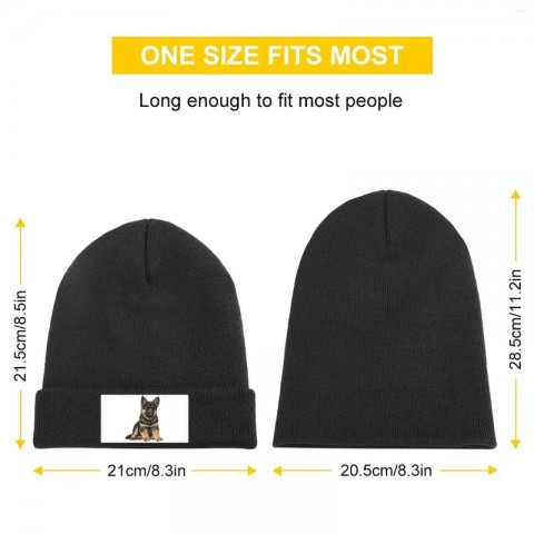 Hand-Knitted Shepherd Puppy Beret Hat for Unisex Summer Travel