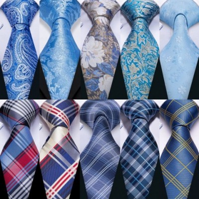 Barry Wang Lavender Silk Tie Set for Men and Women