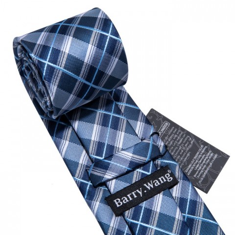 Barry Wang Lavender Silk Tie Set for Men and Women