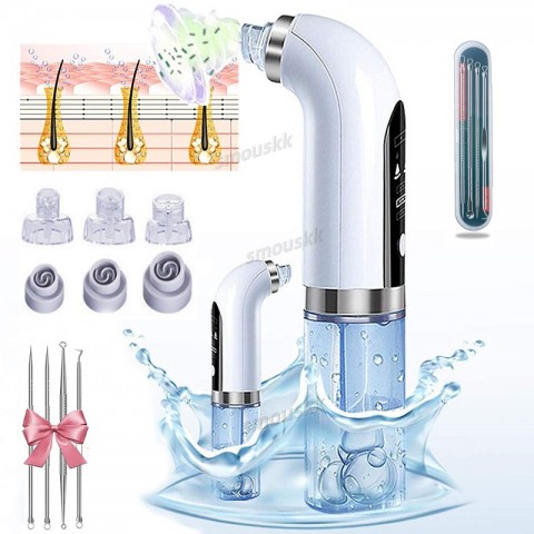 2024 Blackhead Extractor Pore Suction Cleanser USB Rechargeable Beauty Tool