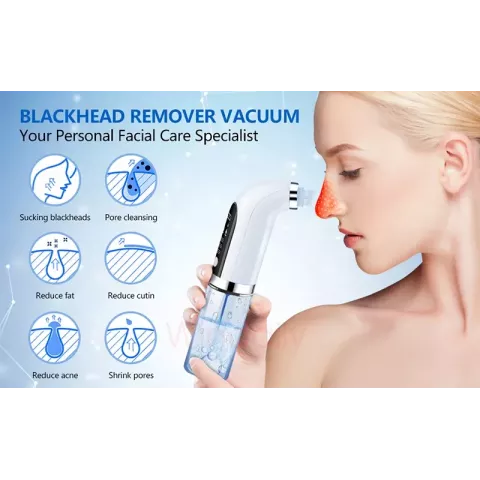 2024 Blackhead Extractor Pore Suction Cleanser USB Rechargeable Beauty Tool