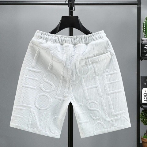 Comfortable Men's Plus Size Elastic Waist Knitted Shorts