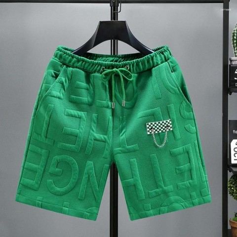 Comfortable Men's Plus Size Elastic Waist Knitted Shorts