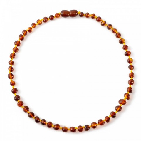Baltic Amber Pendant Necklace for Adults, Handcrafted in Lithuania, Lab-Tested
