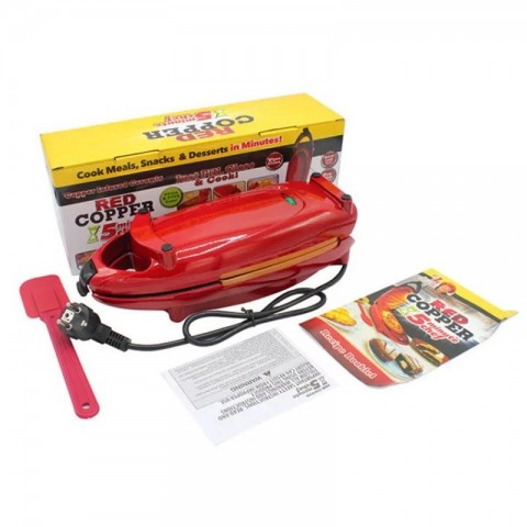 Electric Frying Pan with Non-Stick Coating for Steak, Pizza & Omelette Making