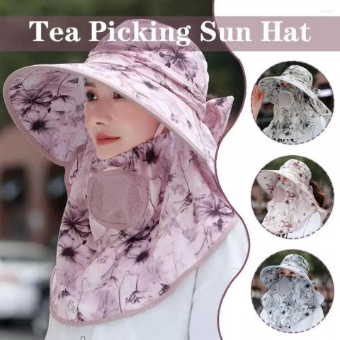 Wide Brim Sun Hat 2025 with Cooling Gel Band for Men