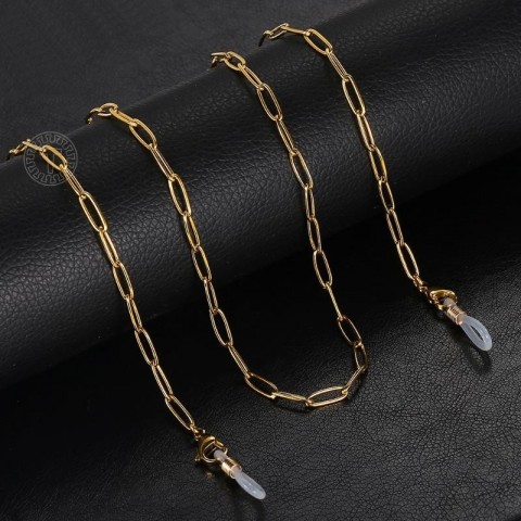 Sunglasses Frame Holder, Adjustable Gold Chain for Women, 30inch Fashion Eyewear Accessory DN255