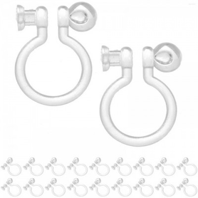Clear Clip-On Earring Converters 50Pcs for Men's Gold Accessories
