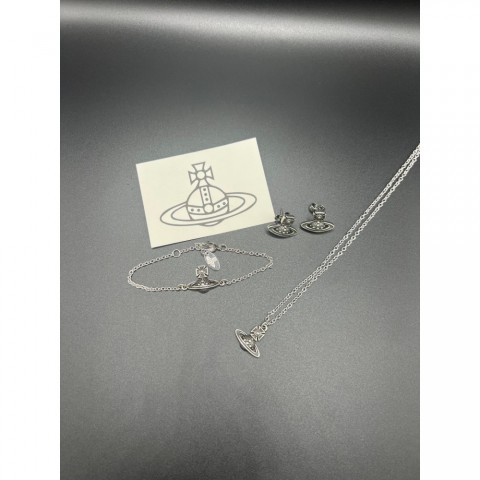 Westwoods Viviennen Designer Pendant Necklace, Antique Copper Plated, Platinum, Black Pearl, 43cm Snake Chain, Men's