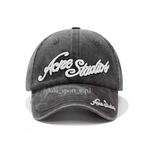 AAA 2025 Designer Acnes Cap - Winter Breathable Hardtop Baseball Hat for Men & Women