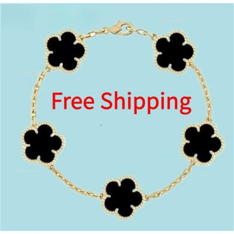 New Arrival Romantic Four Leaf Clover Charm Bracelet for Women