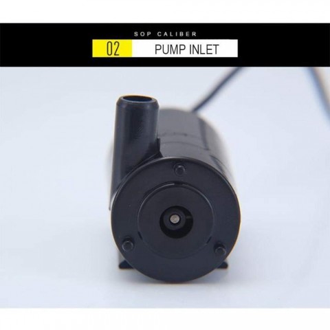 USB 5V Mini Low-Pressure Submersible Water Pump for Hydroponics & Fountains
